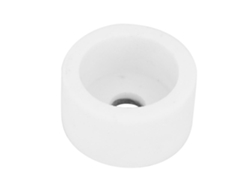 Disco de desbaste de cerâmica coríndon, 75*40*20mm, grão 46, branco, para polimento e desbaste.