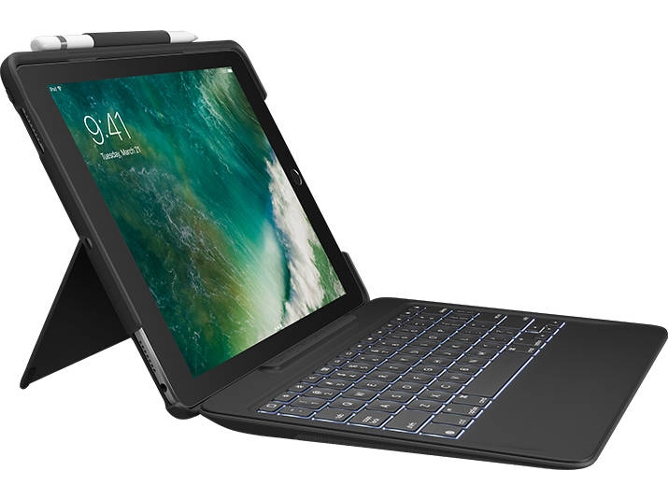 Funda Teclado LOGITECH Slim Combo en Negro