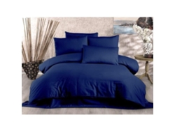 Juego De Cama - Funda Nórdica 220 X 240 Cm + 2 Fundas De Almohada 60 X 60 Cm, 70 % Poliéster - Azul