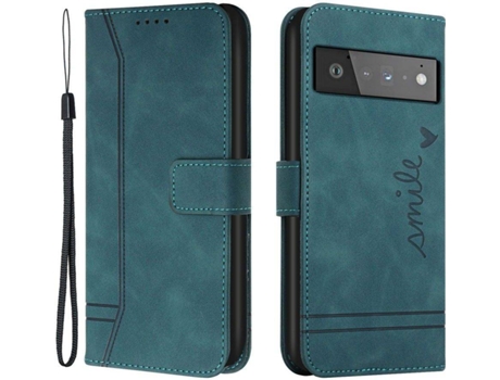 Funda Google Pixel 6 HFS-HOUSE Motif Smile (Verde)