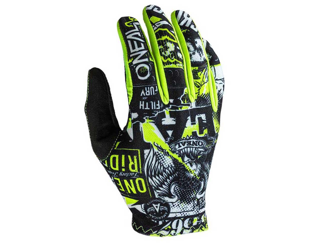 Guantes para Hombre ONEAL Matrix Attack Multicolor para Ciclismo (L)