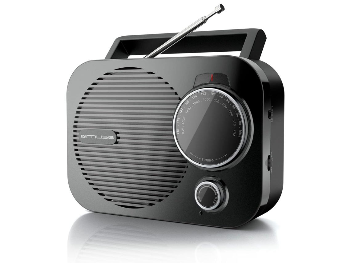 Radio Portátil MUSE M-050 R Black