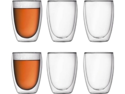 Conjunto de 6 Vasos BODUM Pavinaâ 971466 (Vidrio - 0.35l)