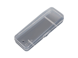 Estuche portátil de plástico para maquinilla de afeitar, soporte de viaje para maquinilla de afeitar manual, caja universal de almacenamiento para maquinillas de afeitar.