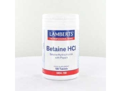 Complemento Alimentar LAMBERTS Betaina Hcl 324 Mg 180 Tabs (180 Comprimidos)