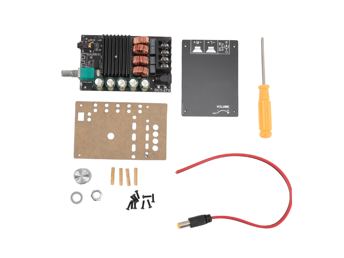 Placa Amplificadora De Potencia Hifi Bluetooth Dual Tpa3116d2 Con Salida De 2x100w Y Entradas Aux/bluetooth.