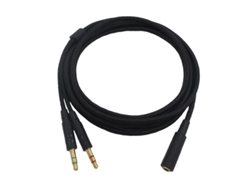 Cable De Extensión De Audio Universal 2 En 1 De 3,5 Mm Para Auriculares Hyperx Cloud Ii/alpha/flight, 2 M, Nailon.