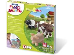 Kit para Juguetear y Modelar STAEDTLER FIMO Kids Form & Play "Farm". Nivel 1.