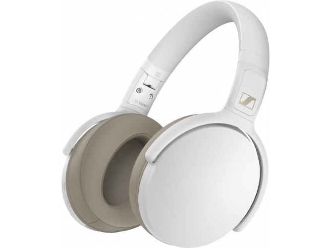 Auriculares Bluetooth SENNHEISER Hd 350 (On Ear - Micrófono - Blanco)