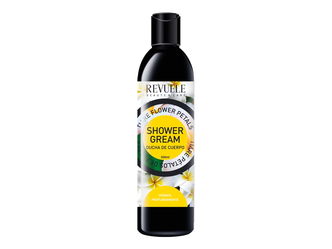 Crema de Ducha REVUELE Pétalos de flores Tiare (500 ml)