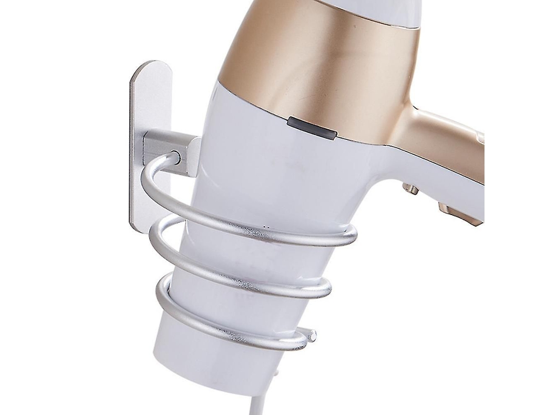 Soporte para secador de pelo, montaje en pared de aluminio espacial D y espiral Pa GOKOCO