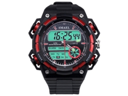 Reloj Deportivo Impermeable Exterior Led Cuarzo Moda Novedad Regalo Rojo