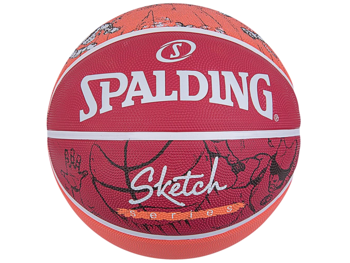 SPALDING Sketch Dribble Ball 84381Z Unisex Red Basketball Balls 7 Me
