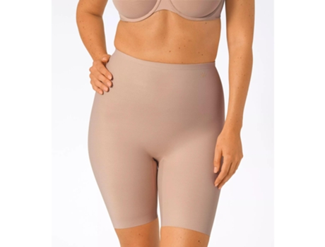 Pantalones Cortos de Mujer TRIUMPH Cintura Alta Becca Algodón Beige (50)