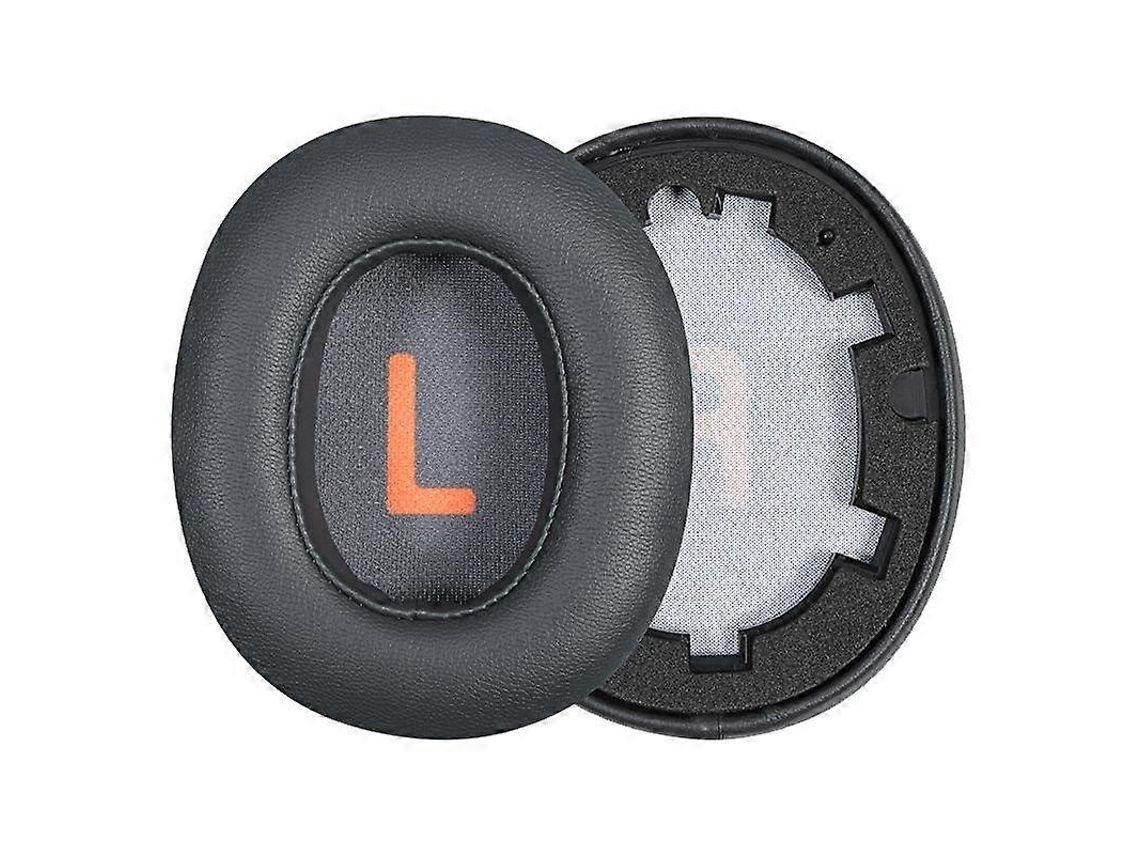 Par de almohadillas de repuesto para auriculares JBL Jr 460nc, cuero proteico, Channels