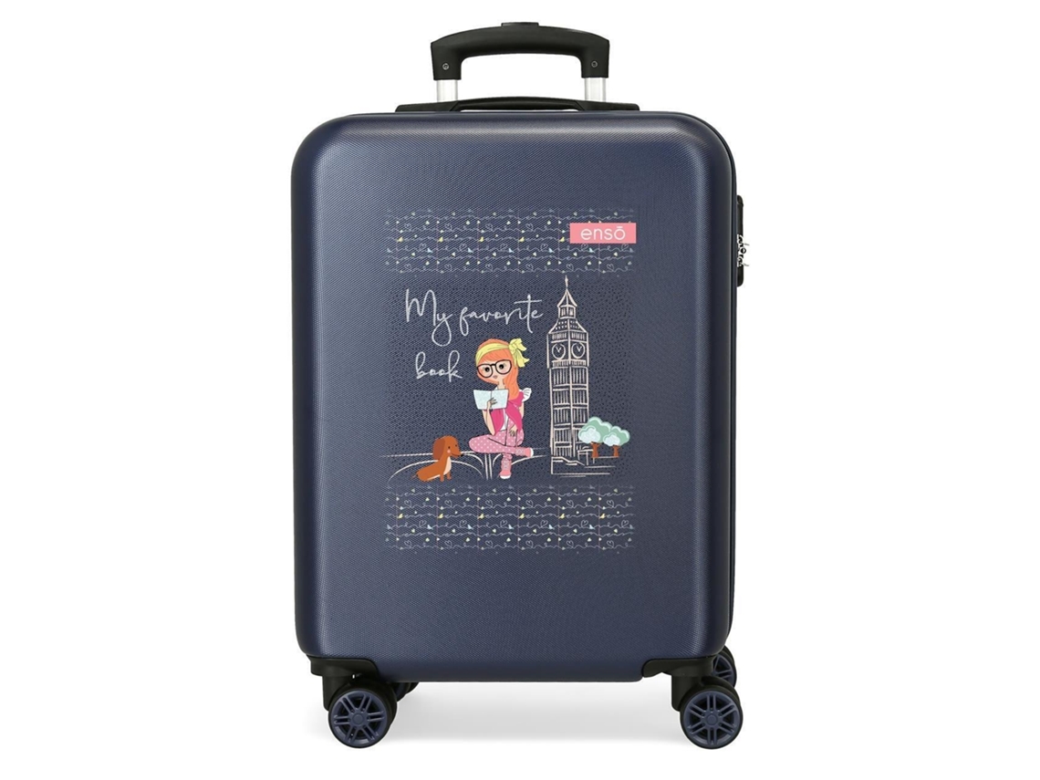 Maleta De Cabina Enso My Favorite Book Marino (55x38x20cm - 35l)