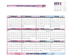 Calendario De Pared 2026, Papel Grueso Con Escritura Fluida | Mensual De Para Planificar El Hogar, La Escuela