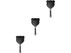3 Piezas, Té, Para Cocina, 3 Piezas Sartén Antiadherente Con Forma De Rana Para Sartén Pequeña Resistente A Los Huevos