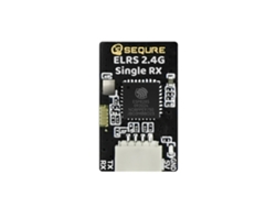 2.4g Elrssequre Elrs 2.4ghz Receptor Único Rx Antena Única Largo Alcance Alta Frecuencia De Actualización Para Drones De Carreras Fpv Ala Fija