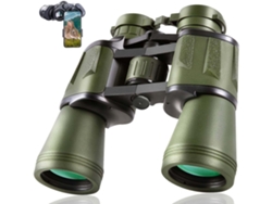 Binoculares de caza 20x50 para adultos, con visión nocturna y poca luz, impermeables y profesionales, con ocular grande de USHION.