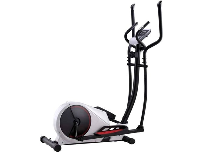 Bicicleta Con Vidaxl 91908 negro casa pantalla lcd 8 niveles ajustables ejercicio fitness sensor calorías