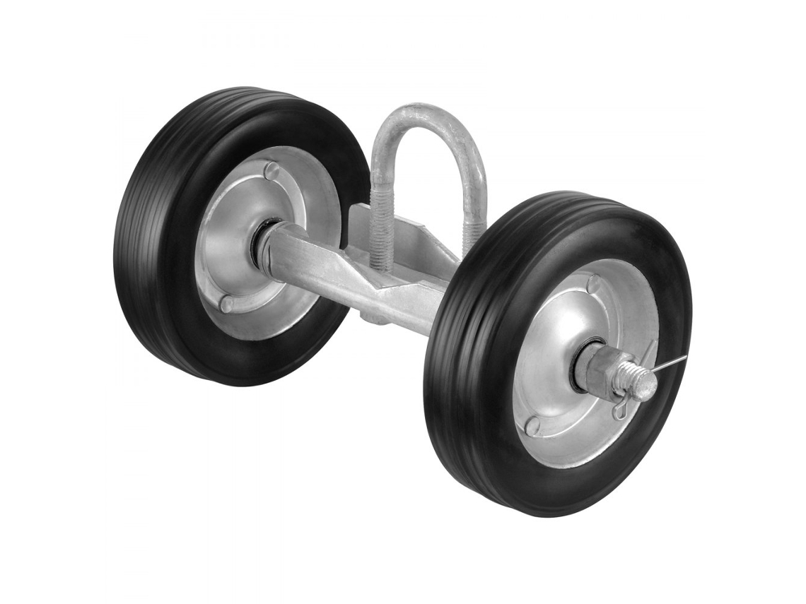 Juego de poleas para portones pesados 32 60mm hasta 272kg Tekmaquinas