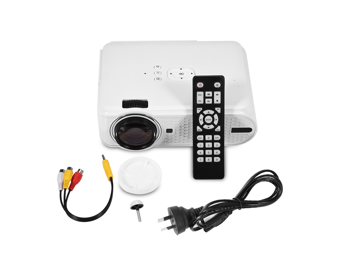 Proyector LED de cine en casa (compatible con 1080p, Android 6.0)