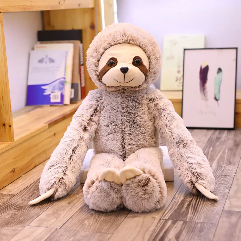 (marrón, 50 Cm) Lindo Peluche De Perezoso, Animal Del Bosque.
