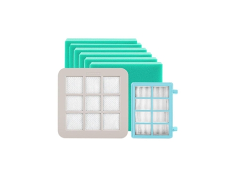 Conjunto de filtro de algodão para aspirador de pó para acessórios philips fc5822/5828