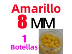(8 Mm Amarillo) Una Botella De Cebo Para Carpas, 4 Sabores, Incluye Flotador, Cebo Artificial Para Carpas.