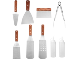 1ensemble Ustensiles De Barbacoa Acier Inoxydable Con Poignées Para Cuisson Bbq Polyvalente Et ...