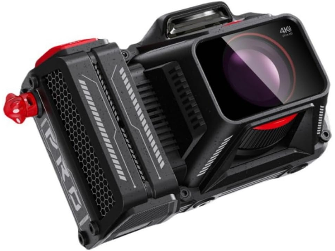 Videocámara Digital Nvc500 De 70 Mp, 4k Hd, Tipo Réflex, Con Zoom De 50x Y Conexión Wifi, Ideal Para Viajes.