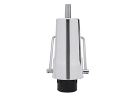 Bomba hidráulica para silla, altura ajustable de 4,3 pulgadas, capacidad de carga máxima de 440 lb, OEM plateado