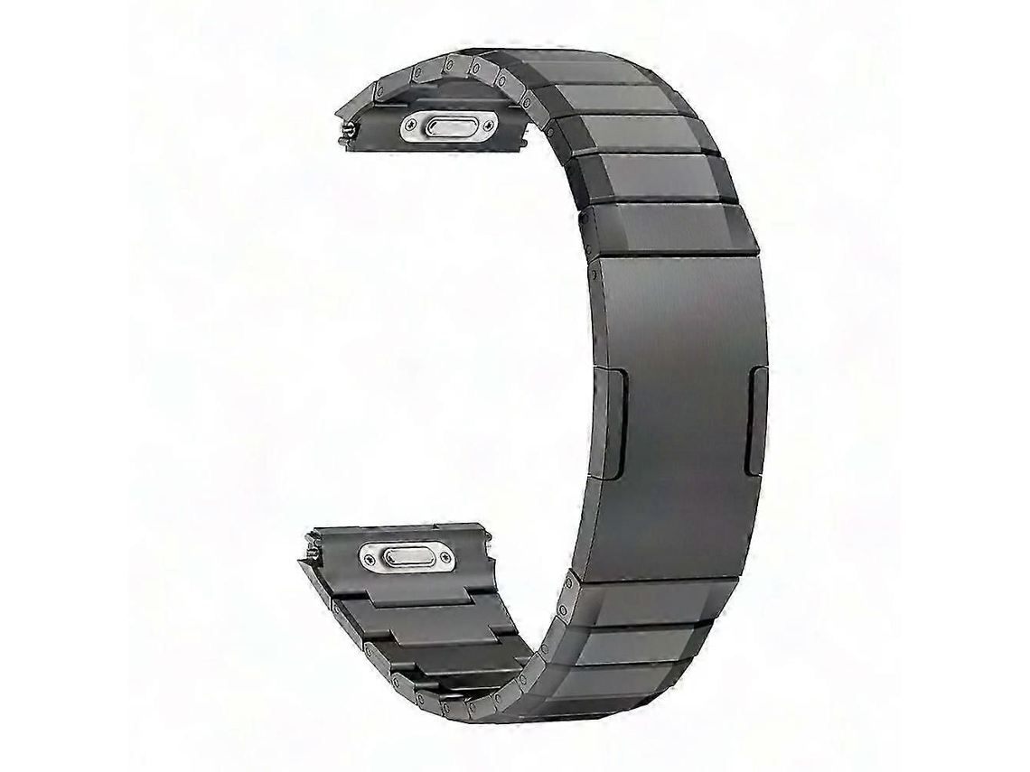 Pulsera de aleación de titanio con cierre rápido de bambú para reloj inteligente GOKOCO de 46 mm