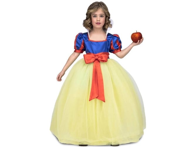 Disfraz de Niña DISFRAZZES Princesa Del Bosque Tutu Amarillo (Talla: 5 a 6 años)