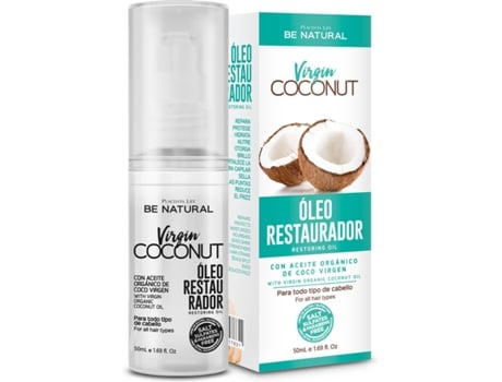 Aceite Reparador de Pelo BE NATURAL Virgin Coconut (50ml)