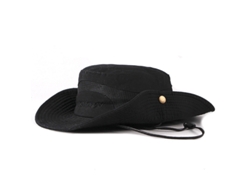 Sombrero de sol Yuysan, 100% algodón, protección solar, plegable y transpirable, ala de 7 cm, talla única (56–58 cm).