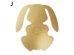 Bolsas para cubiertos con forma de conejito de Pascua, decoración de bolsas para cubiertos, portacubiertos, Nostalgia88