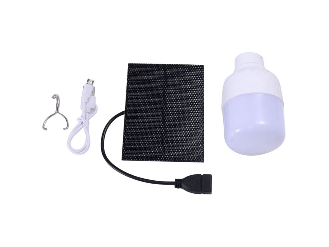 Panel Solar De Silicio Monocristalino, Kit De Iluminación Led Recargable