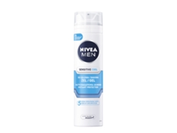 Gel de afeitar refrescante para hombre Nivea Sensitive 200 ml con extracto de aloe vera