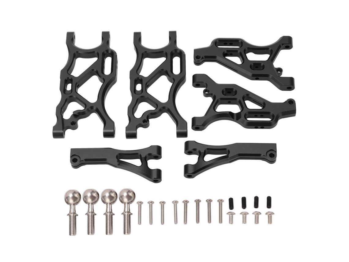 Mali conjunto de Braços de Suspensão de Alumínio Dianteiro/traseiro para Arrma 1/7 Limitless Infraction 6s Typhon 6s 1/8 Carro Rc Preto