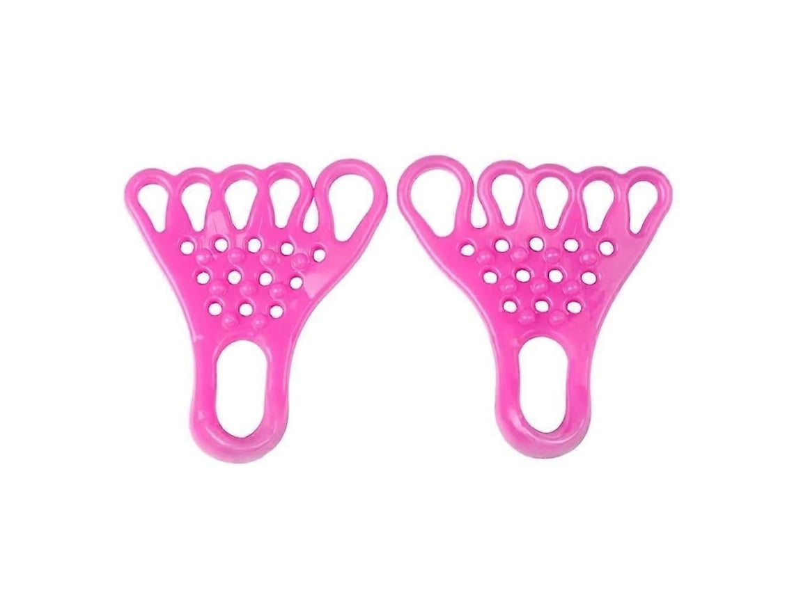 Banda elástica para extender los pies, ideal para reflexología y masaje de pies (morado).