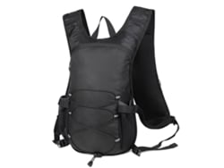Mochila de hidratación reflectante de nailon transpirable Rebe con bolsillo para agua, ideal para ciclismo y running.