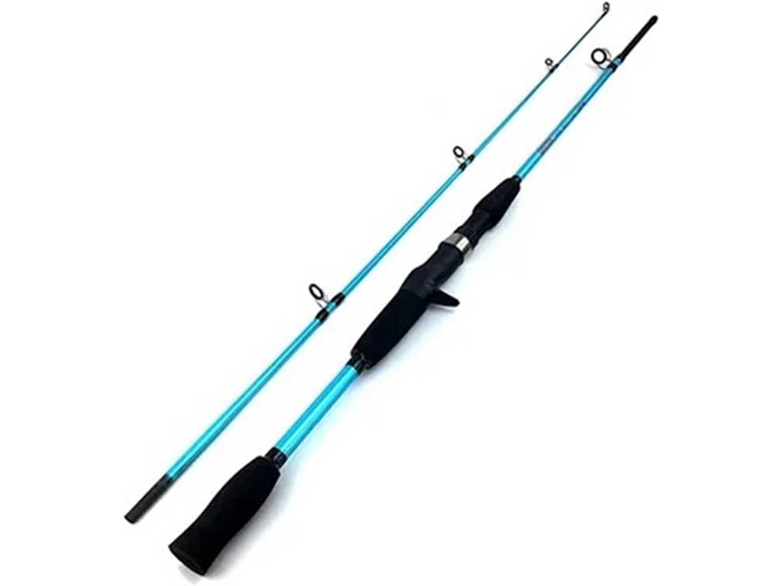 Caña De Pescar Carbono 2 Secciones Para Spinning Y Casting, 1,5 M/1,8 M, Peso Del Cebo: 3-21 G, 1,8 M