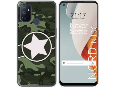 Carcasa OnePlus Nord N100 TUMUNDOSMARTPHONE Camuflaje 01 Multicolor