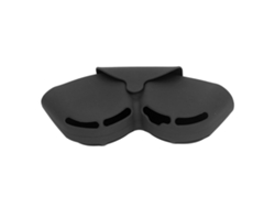 Capa Protetora Para Fones De Ouvido Ios Supra-auricular Silicone Resistente A Arranhões E Poeira Preta