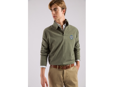 Polo de Hombre THROTTLEMAN Nan Algodón Verde (2XL)