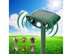 Repelente solar ultrasónico para gatos (modo intermitente) - 1 unidad (versión actualizada)