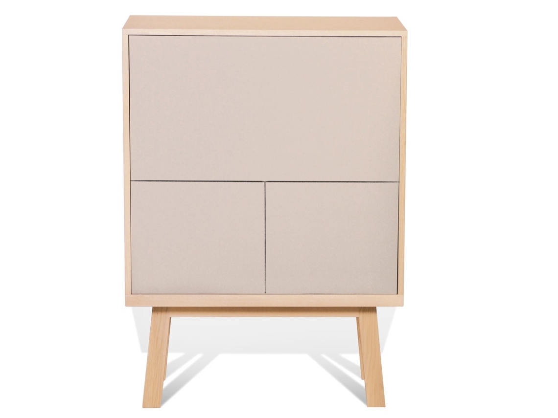 Escritorio MON PETIT MEUBLE FRANÇAIS de Madera Con Almacenamiento 90 cm de Ancho
