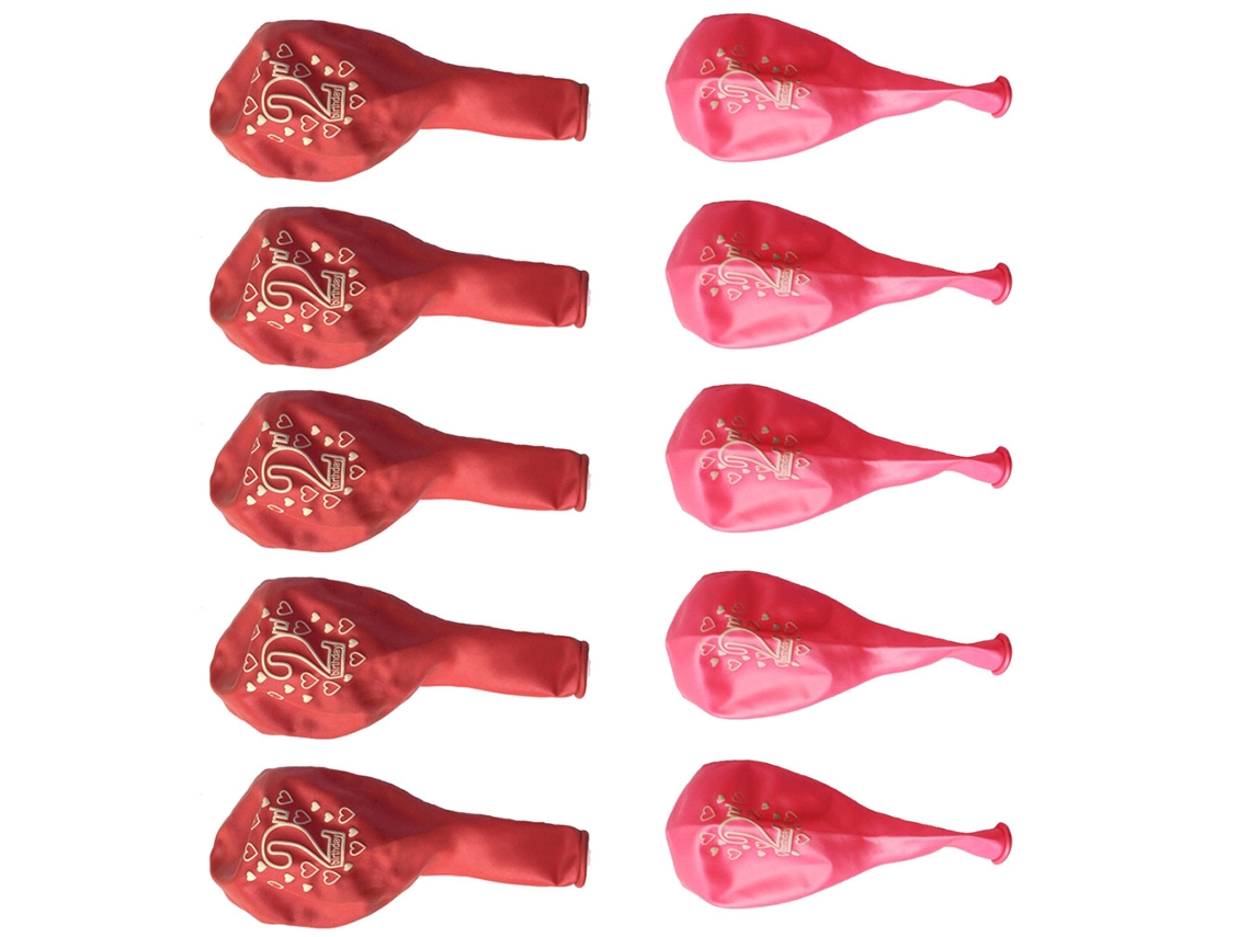 10 Globos De Látex Rosas Para Decoración De Fiestas, Cumpleaños, Baby Showers Y Accesorios Infantiles.